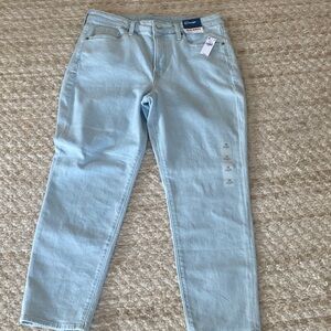 Old Navy Women's Light Blue Straight Leg Jeans